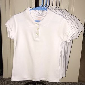 Chaps Girls White Polo
